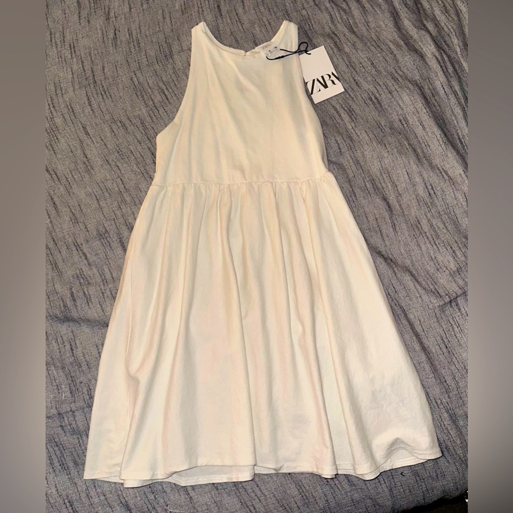 Brand new zara white dress size 9
